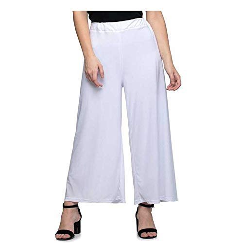 31ZZNskcYtL.jpg Regular Fit Women Multicolour Cotton Blend Sarina Palazzo (Pack of -1) - Image 1